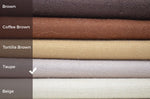 Color Shade Comparison Taupe cashmere scarf 