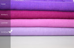 Color shade comparison Closeup Amethyst cashmere scarf