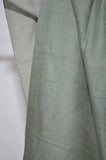 Reversible Green and Grey Handwoven Cashmere Pashmina Shawl