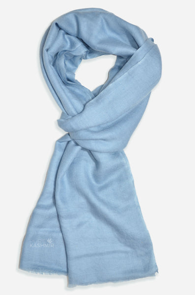 Beautifully light and scrumptiously soft "Silver Grey" Cashmere Scarf is hand woven from the highest grade of 100% pure Cashmere from Kashmir. 