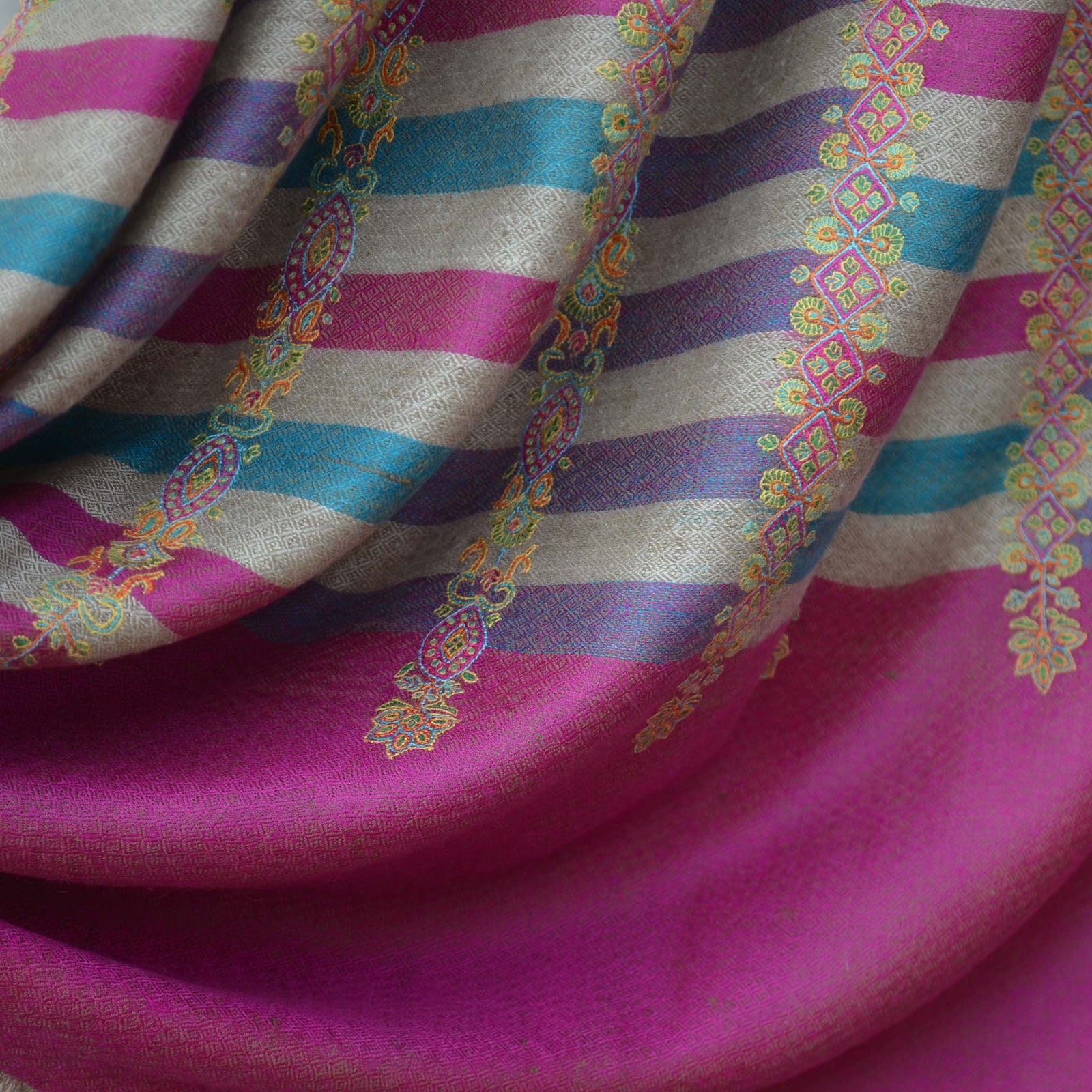 check out this beautiful khadi pashmina shawl