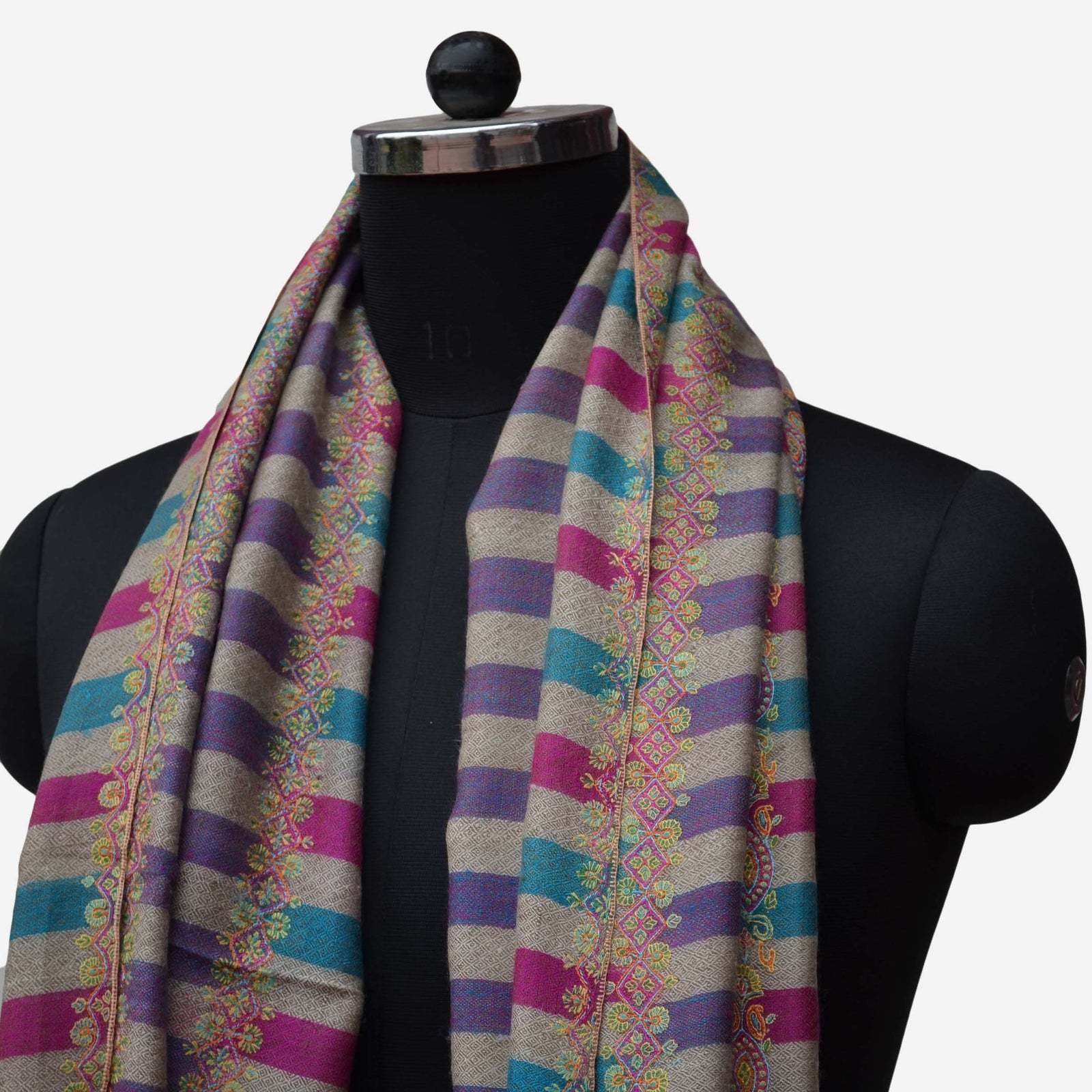 shop online for authentic purple pashmina shawl