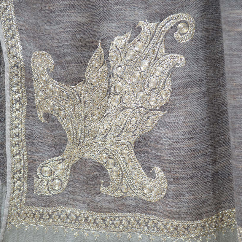 Pashmina Tilla Embroidery
