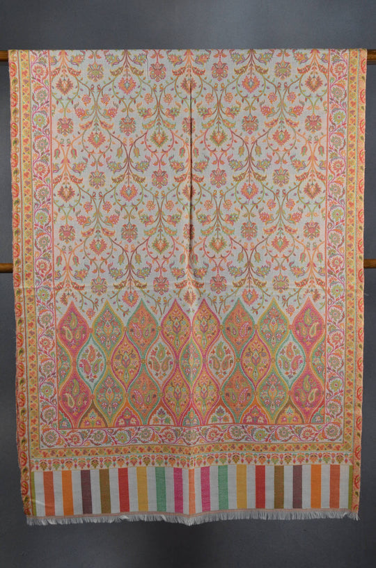 Multicolor Jacquard Kani Merino Wool Scarf