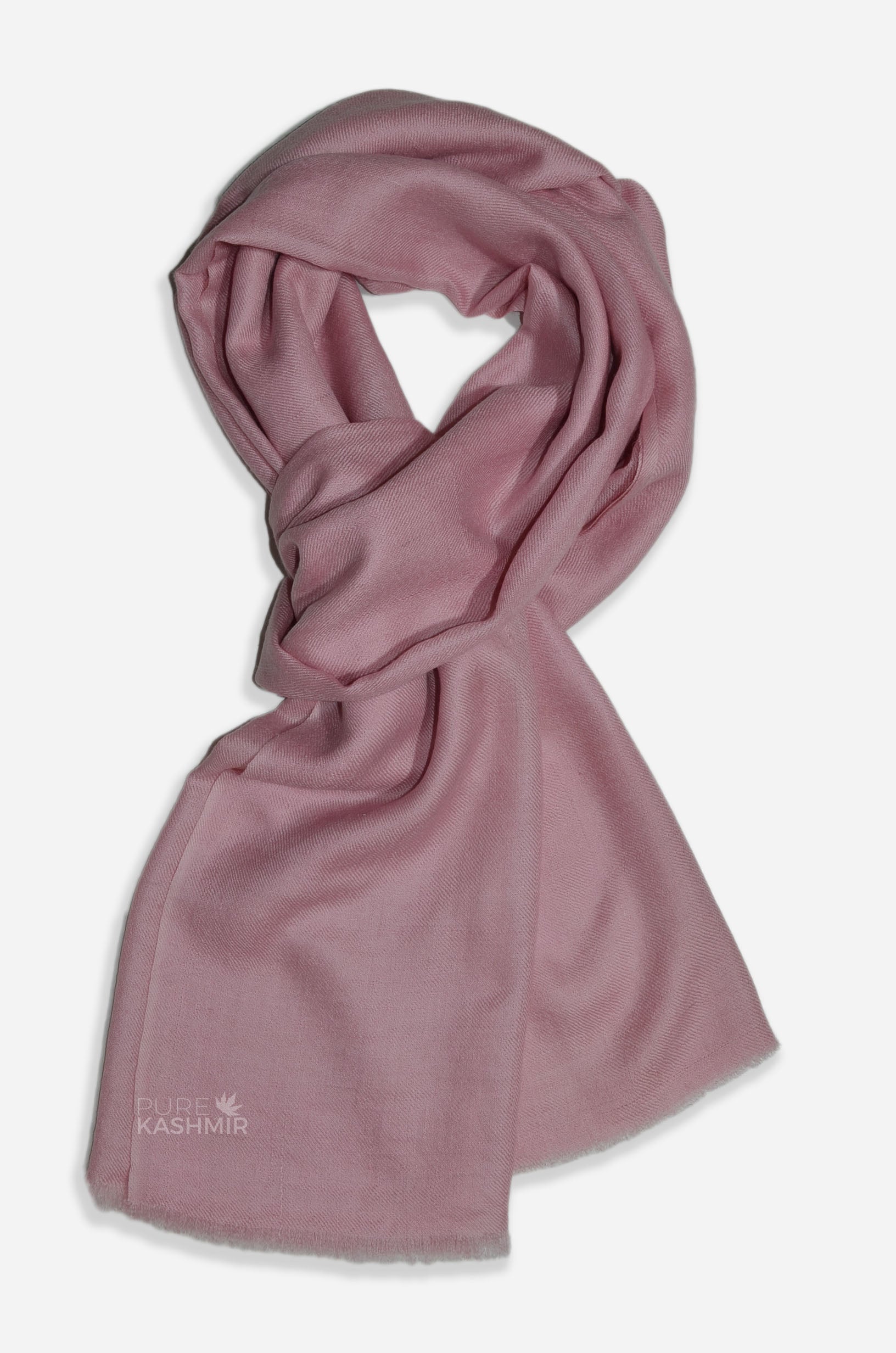 Baby Pink Cashmere Silk Blend Stole - Eastern Silk