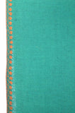 Green Sozni Embroidery Shawl