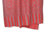 pink kani jamawar jacquard wool scarf