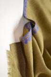 Brown Sozni Embroidery Shawl
