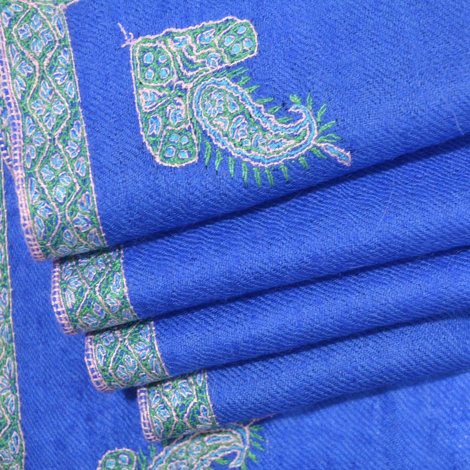 kashmiri beautiful embroidered pashmina scarf