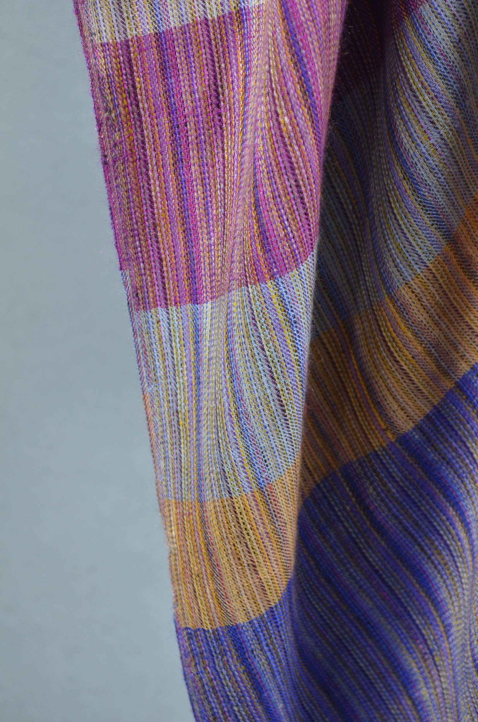 Multi Color Big Strip Handwoven Cashmere Pashmina Shawl