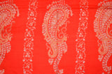 Red Jali Sozni Embroidery Shawl