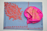 Corner Motif Sozni Embroidery Shawl