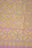 Fuisha Floral Geometric Embroidery Jamawar