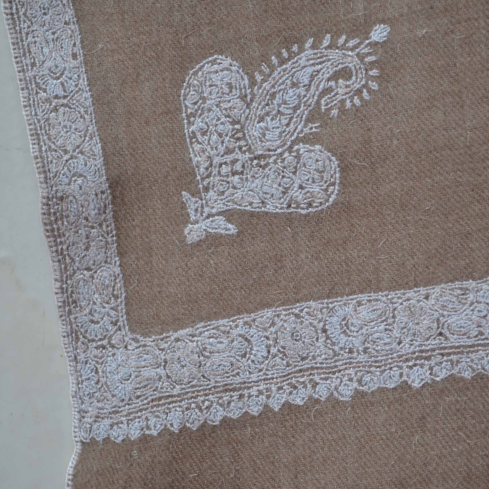 Pure Pashmina Embroidery Shawl