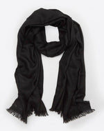 Black Cashmere Travel Wrap