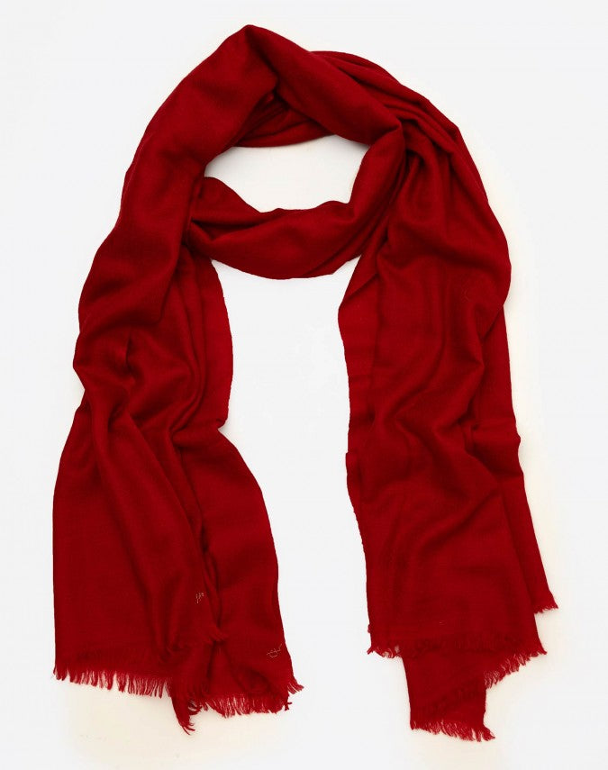 Red Cashmere Travel Wrap