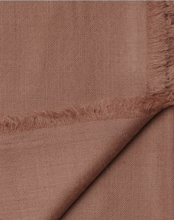 Taupe Cashmere Travel Wrap – detail view